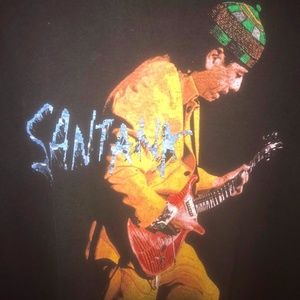 Vintage Carlos Santana Band Tee